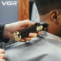 Триммер для стрижки волос VGR V-942 Коричневый