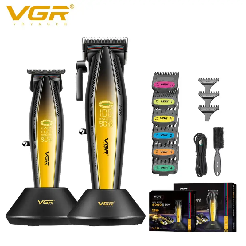 Набор для стрижки волос 2в1 VGR V-270&992 Золотой Набор для стрижки волос 2в1 VGR V-270&992 Золотой