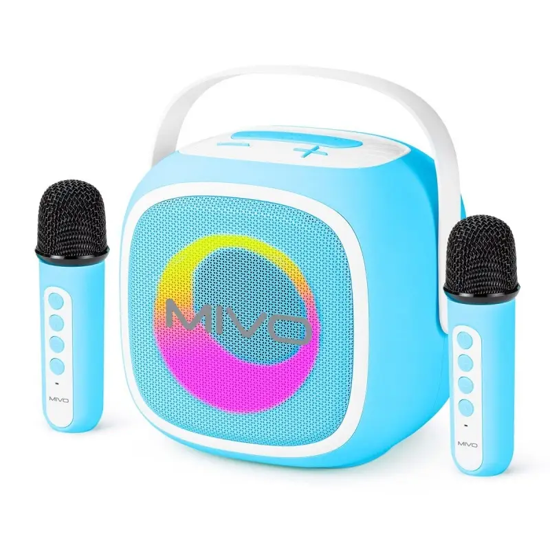 Колонка портативная Караоке с двумя микрофонами MIVO M68 Колонка портативная Караоке с двумя микрофонами MIVO M68