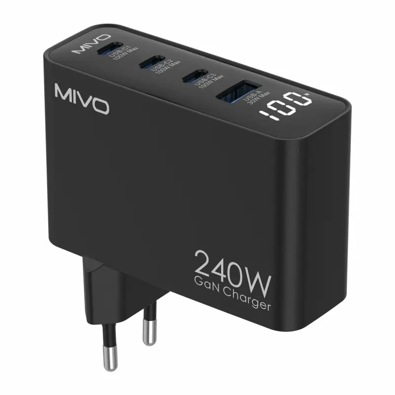 Сетевое зарядное устройство 240w MIVO MP-460Q 240w Сетевое зарядное устройство 240w MIVO MP-460Q 240w