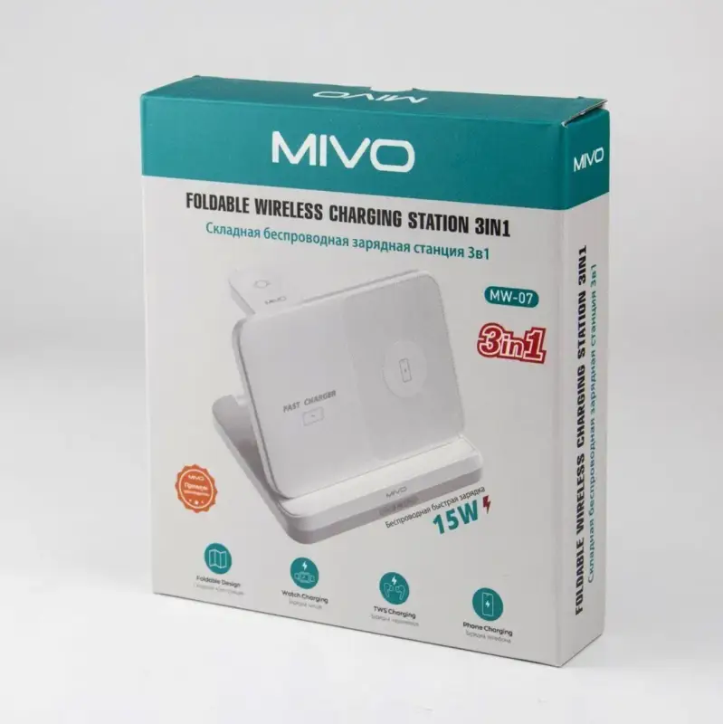 Зарядная станция 3в1 MIVO MW-07 Зарядная станция 3в1 MIVO MW-07