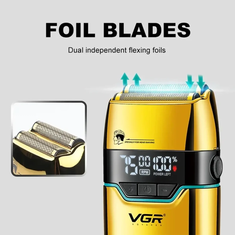 Электрическая бритва Шейвер VGR V-350 Золотой