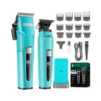 Набор для стрижки волос 2в1 VGR V-694 S2 Бирюзовый