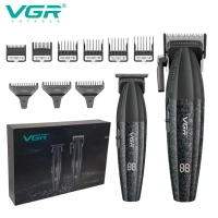 Набор для стрижки волос 2в1 VGR V-640 Черный