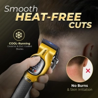 Машинка для стрижки волос VGR V-886C Золотая