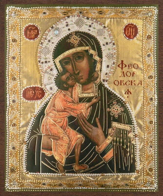 Икона БМ "Феодоровская" 10х12 на МДФ-6
