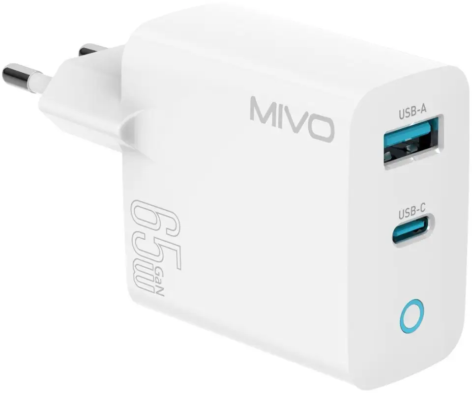 Сетевое зарядное устройство MIVO MP-650Q 65w Сетевое зарядное устройство MIVO MP-650Q 65w