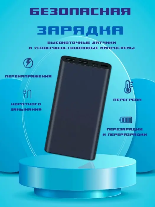 Внешний аккумулятор Повербанк 10000mAh