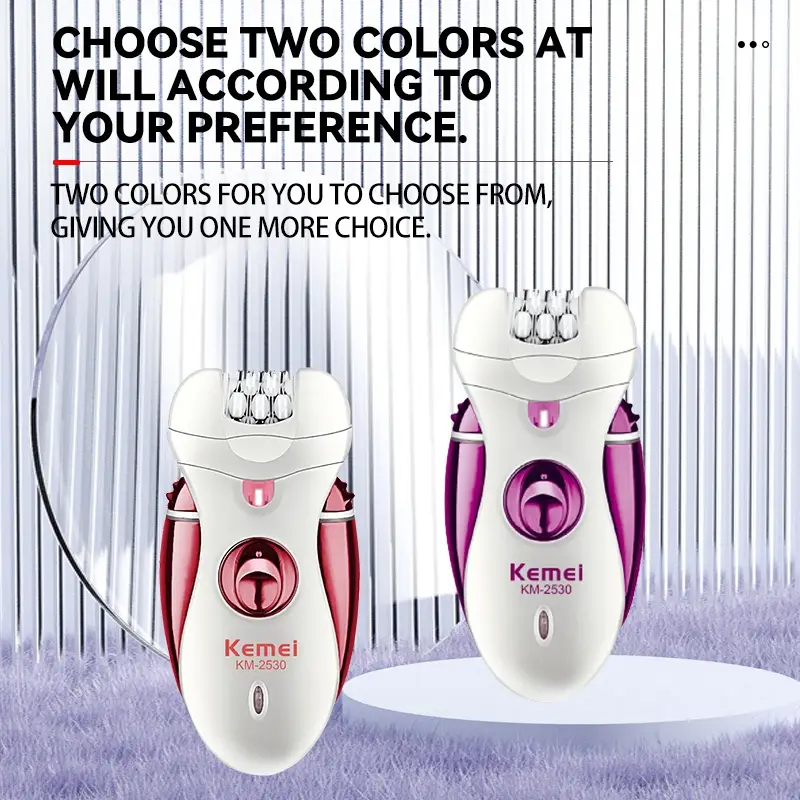 Эпилятор 4в1 Kemei KM-2530 Красный