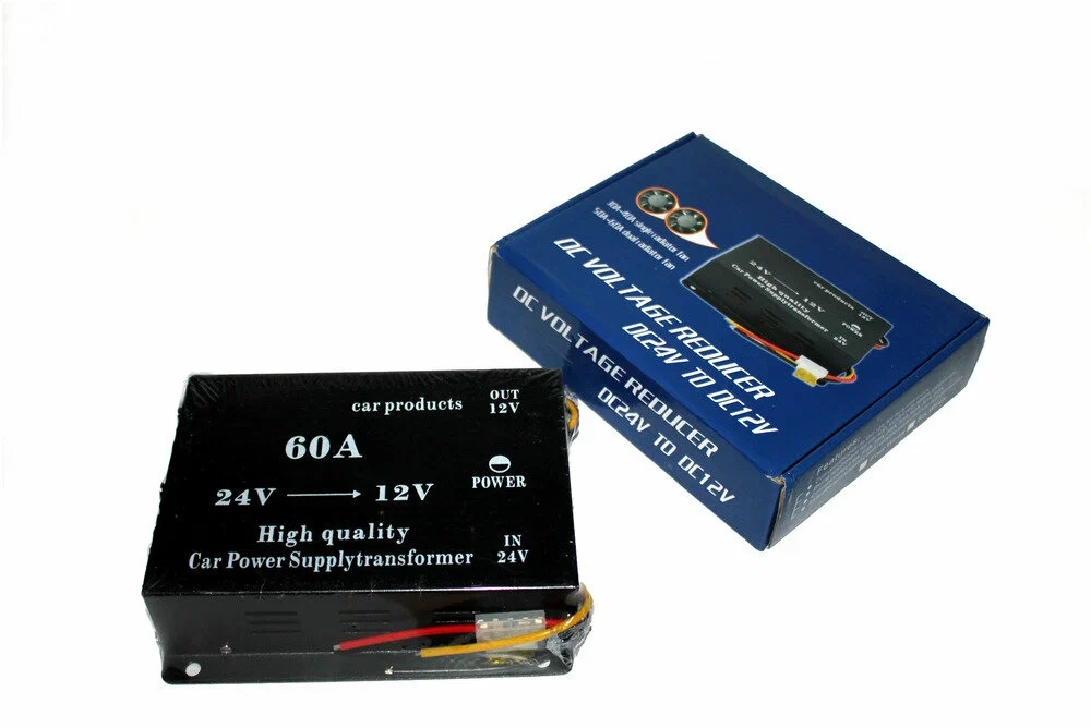Преобразователь напряжения Инвертор 60A 24V-12V Преобразователь напряжения Инвертор 60A 24V-12V