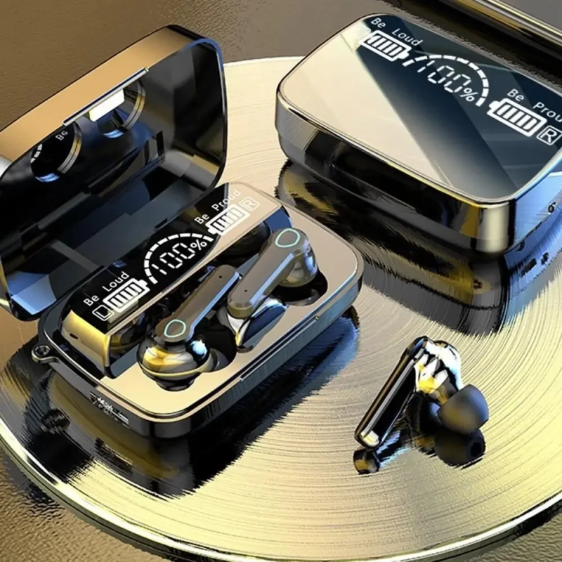 Наушники беспроводные M19 (с фонариком) Наушники беспроводные M19 (с фонариком)