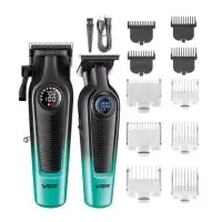 Набор для стрижки волос 2в1 VGR V-196&996 Зеленый