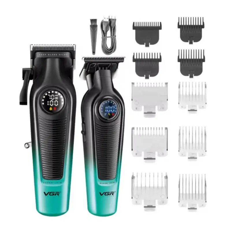 Набор для стрижки волос 2в1 VGR V-196&996 Желтый Набор для стрижки волос 2в1 VGR V-196&996 Желтый