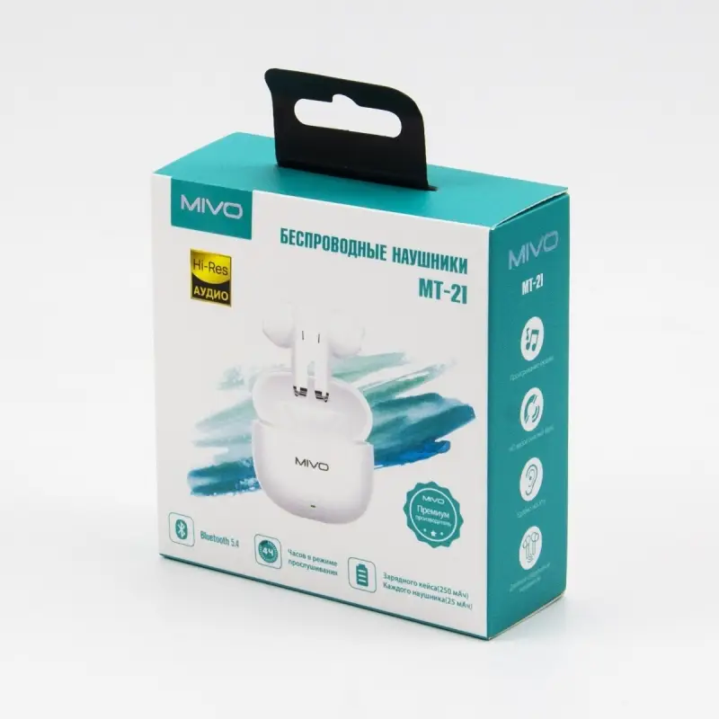 Наушники беспроводные MIVO MT-21 Наушники беспроводные MIVO MT-21