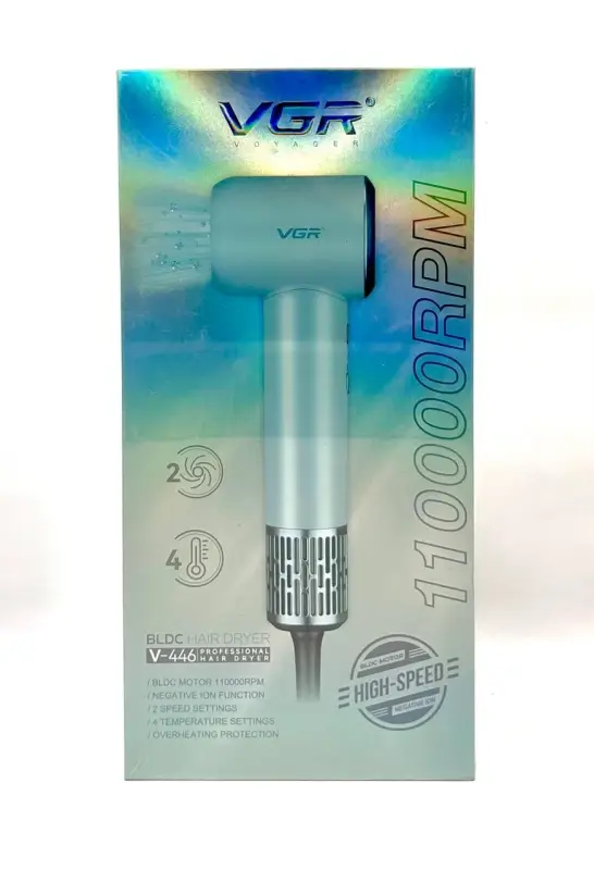 Фен для волос VGR V-446 Зеленый
