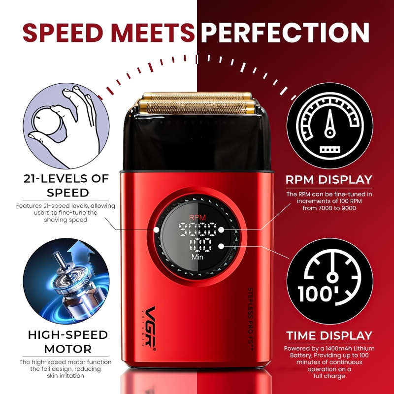 Электрическая бритва Шейвер VGR V-377 Черный Электрическая бритва Шейвер VGR V-377 Черный