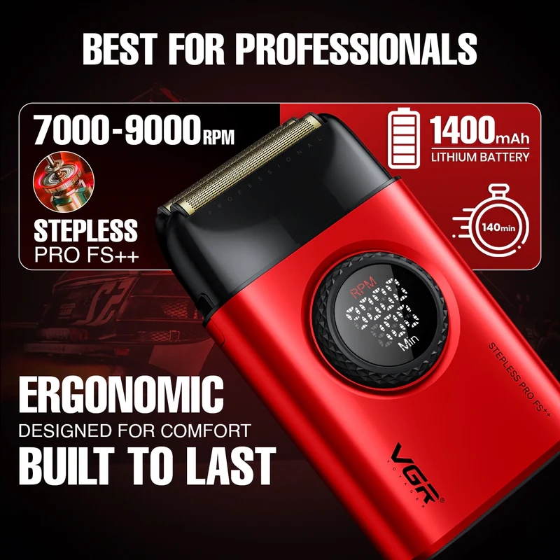 Набор для стрижки волос 2в1 VGR V-977 & V-377 Красный Набор для стрижки волос 2в1 VGR V-977 & V-377 Красный