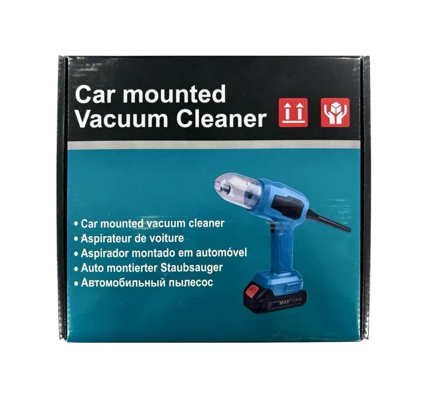 Пылесос автомобильный вакуумный с 2 АКБ Пылесос автомобильный вакуумный с 2 АКБ