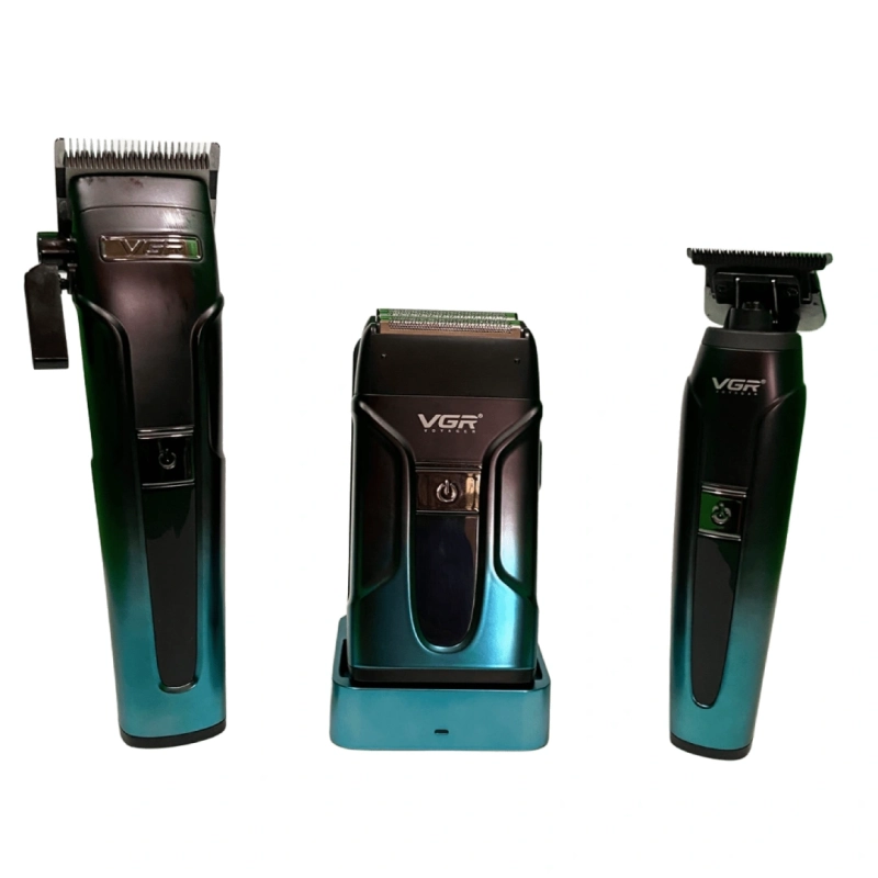 Набор для стрижки волос 3в1 VGR V-694 Желтый Набор для стрижки волос 3в1 VGR V-694 Желтый