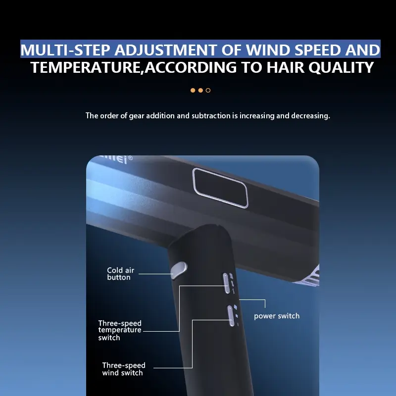 Фен для волос KEMEY KM-6906 Фен для волос KEMEY KM-6906