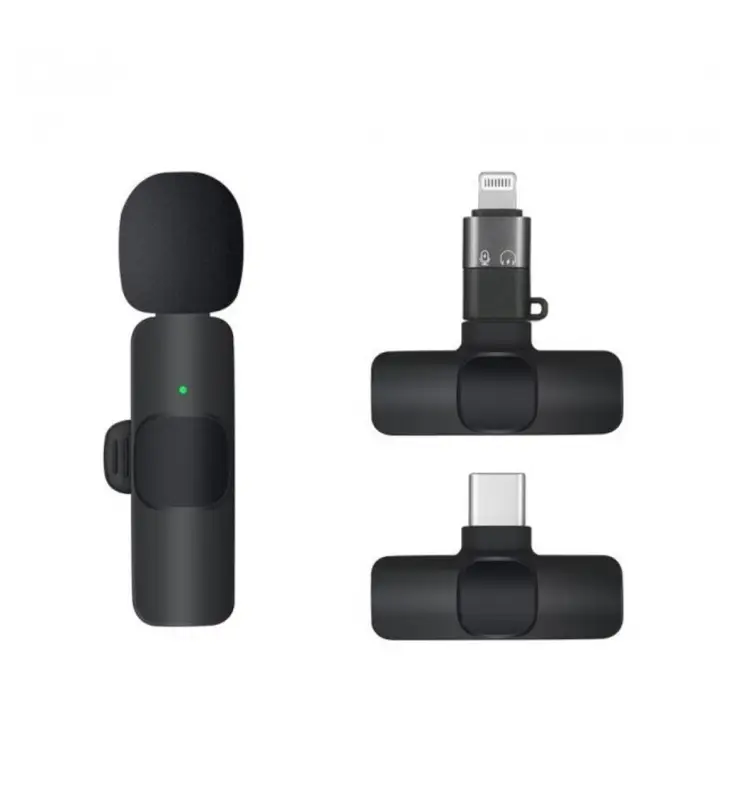 Микрофон петличный К8 2в1 Lightning & Type-C