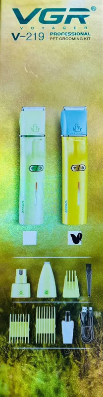 Набор для груминга 3в1 VGR V-219 Желтый Набор для груминга 3в1 VGR V-219 Желтый