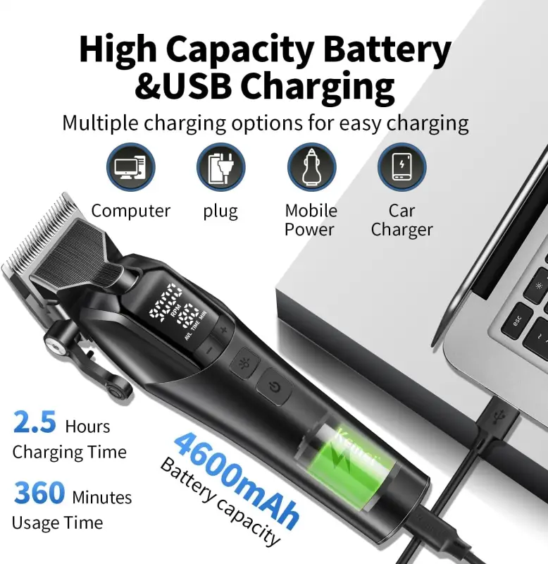 Машинка для стрижки волос Kemei KM-1858 Машинка для стрижки волос Kemei KM-1858
