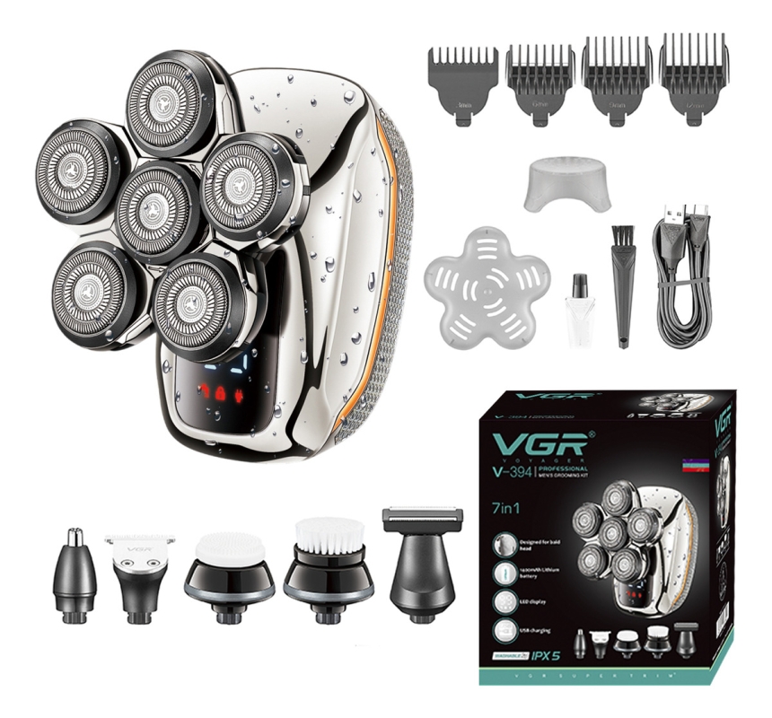 Набор для стрижки волос 7в1 VGR V-394