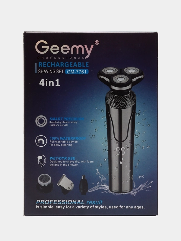 Электрическая бритва Набор 4в1 Geemy GM-7761