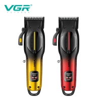 Машинка для стрижки волос VGR V-026 Красная