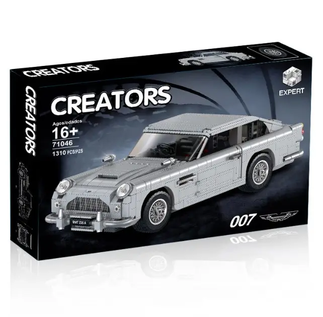 Aston Martin DB5 Джеймса Бонда Конструктор 1310д