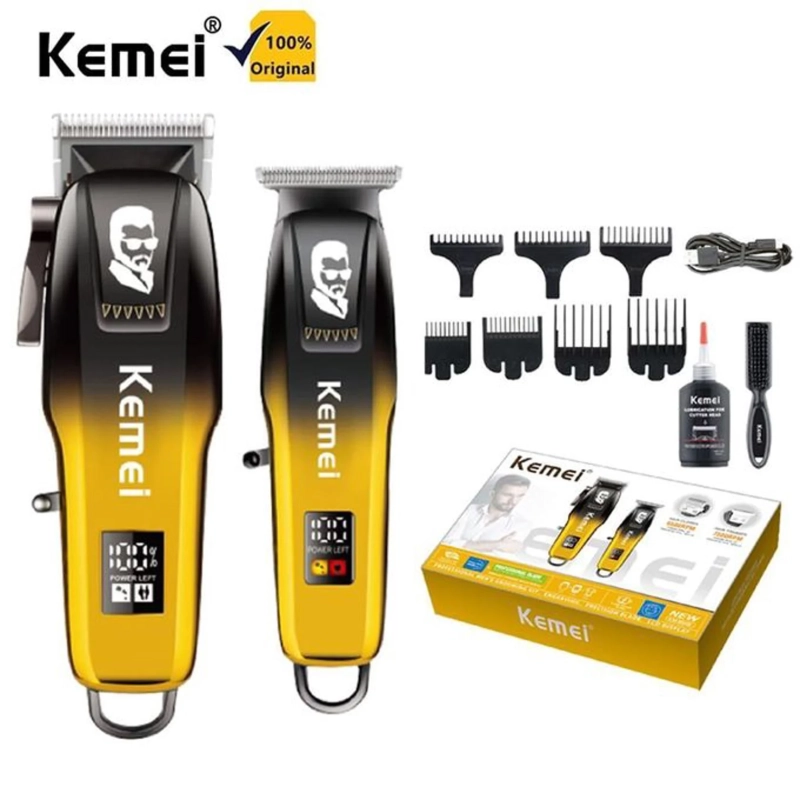 Набор для стрижки волос 2в1 Kemei KM-8501