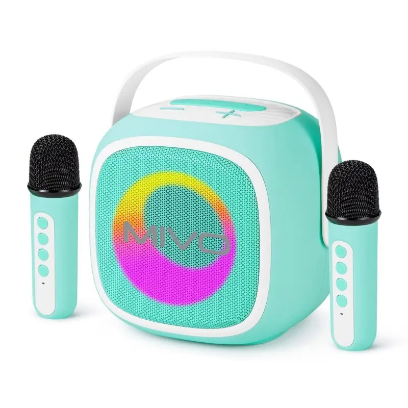 Колонка портативная Караоке с двумя микрофонами MIVO M68 Колонка портативная Караоке с двумя микрофонами MIVO M68