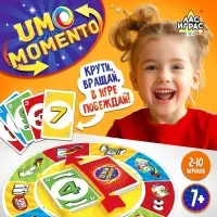 Настольная игра на везение и логику UNO Momento, 2-10 игроков, 7+