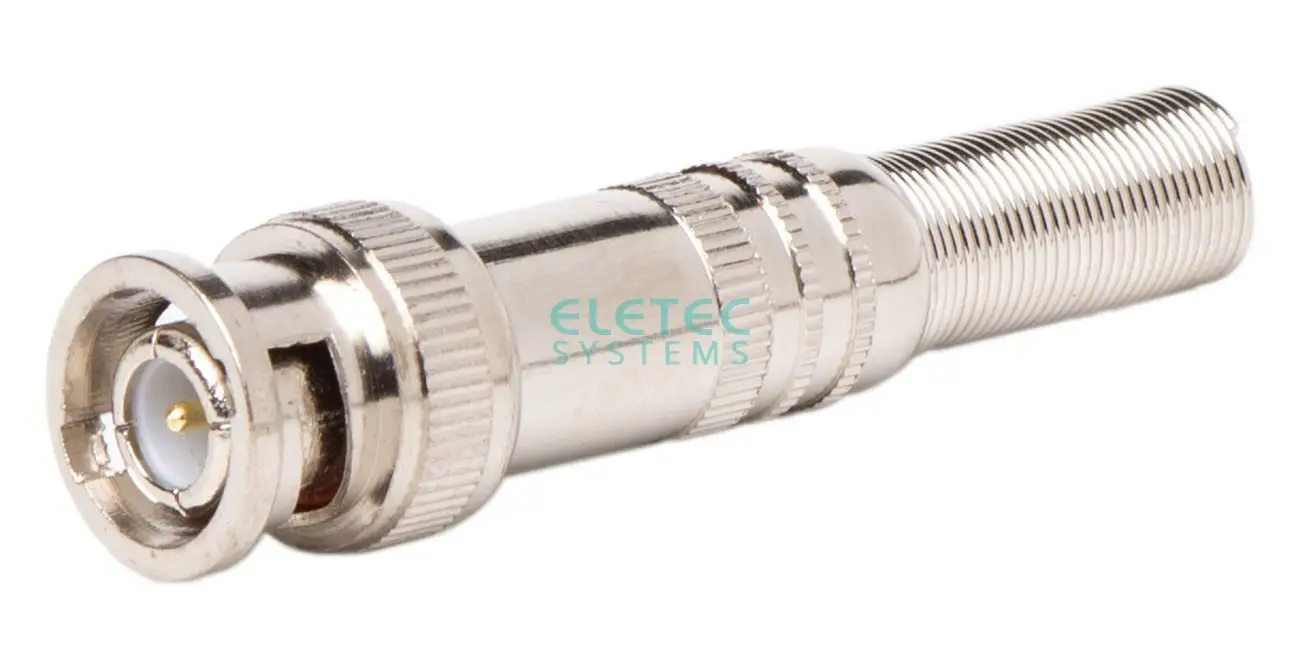 Штекер BNC под винт с пружиной металл