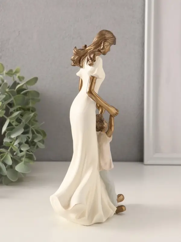 Сувенир полистоун  Сувенир полистоун "Мама с сыном" 11,5х7,5х22 см