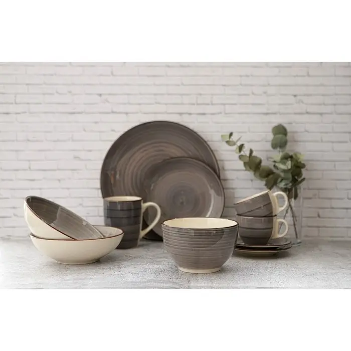 Тарелка керамическая глубокая Доляна «Морской мир», 540 мл, d=18 см, цвет коричневый Тарелка керамическая глубокая Доляна «Морской мир», 540 мл, d=18 см, цвет коричневый