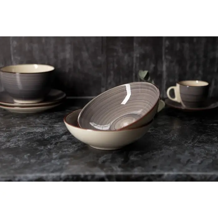 Тарелка керамическая глубокая Доляна «Морской мир», 540 мл, d=18 см, цвет коричневый Тарелка керамическая глубокая Доляна «Морской мир», 540 мл, d=18 см, цвет коричневый