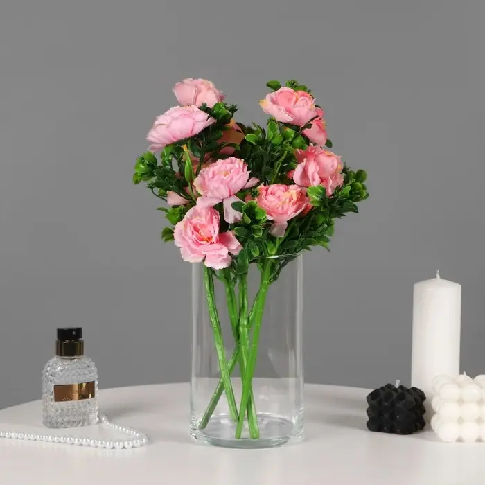 Ваза "Иберетта-200" d-11.7см h-20см, v=2 л прозрачная