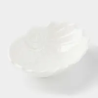 Блюдо керамическое «Ракушка», 9×7×3 см, цвет белый Блюдо керамическое «Ракушка», 9×7×3 см, цвет белый