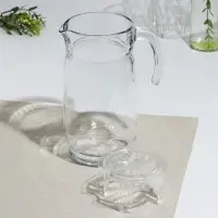 Кувшин стеклянный «Акватик», 1650 мл, прозрачная акриловая крышка Кувшин стеклянный «Акватик», 1650 мл, прозрачная акриловая крышка