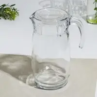 Кувшин стеклянный «Акватик», 1650 мл, прозрачная акриловая крышка Кувшин стеклянный «Акватик», 1650 мл, прозрачная акриловая крышка