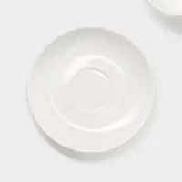 Чайная пара фарфоровая Magistro «Бланш», 2 предмета: чашка 280 мл, блюдце d=15 см, цвет белый Чайная пара фарфоровая Magistro «Бланш», 2 предмета: чашка 280 мл, блюдце d=15 см, цвет белый