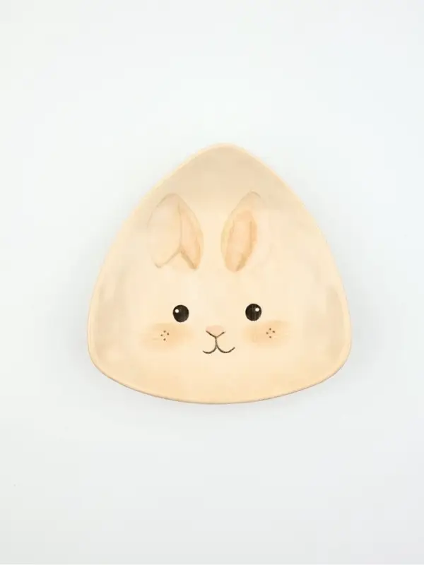 Тарелка Тарелка "Зайчик", 13,5 х 13,5 см