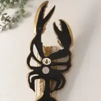 Сувенир полистоун "Золотой лобстер" 32х14х6,7 см Сувенир полистоун "Золотой лобстер" 32х14х6,7 см