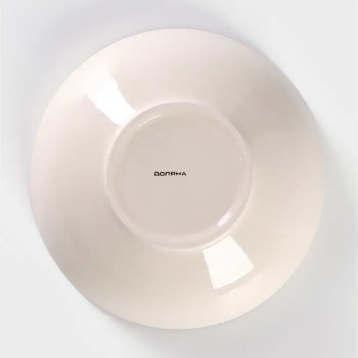 Тарелка керамическая глубокая Доляна «Морской мир», 540 мл, d=18 см, цвет коричневый Тарелка керамическая глубокая Доляна «Морской мир», 540 мл, d=18 см, цвет коричневый