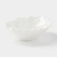 Блюдо керамическое «Ракушка», 9×7×3 см, цвет белый Блюдо керамическое «Ракушка», 9×7×3 см, цвет белый