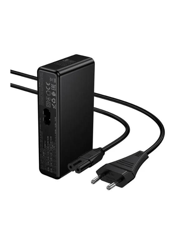 Сетевое зарядное устройство на 6 портов с кабелем рулеткой Сетевое зарядное устройство на 6 портов с кабелем рулеткой