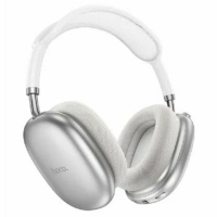 Беспроводные наушники Bluetooth Hoco W55 Plus (накладные, активное шумоподавление) Серебро