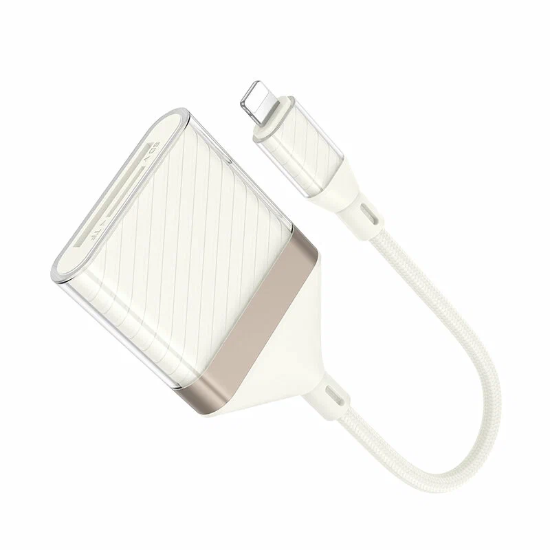 Картридер UA40 OTG 2 в 1 для Lightning на SD/TF